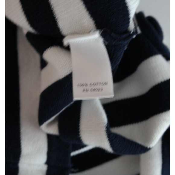 Banana Republic Women’s Size 2 Navy & White Striped Sweater Blazer - Picture 8 of 12